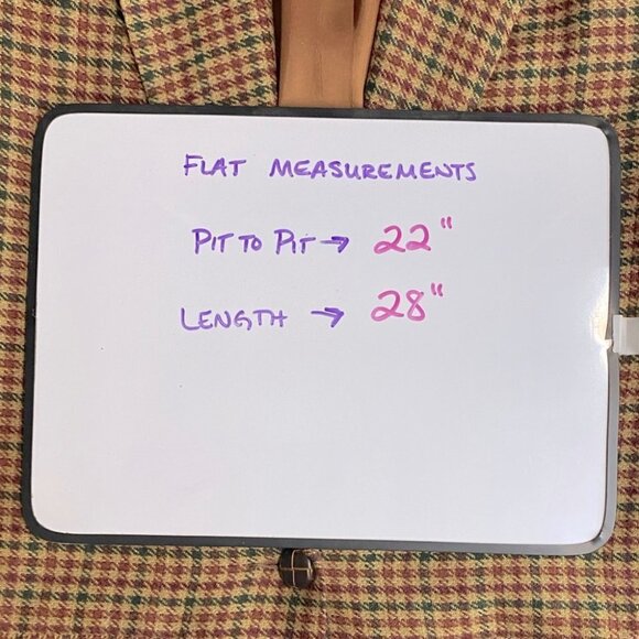 Vintage Traditions tan burgundy houndstooth blazer 14. - Picture 9 of 13